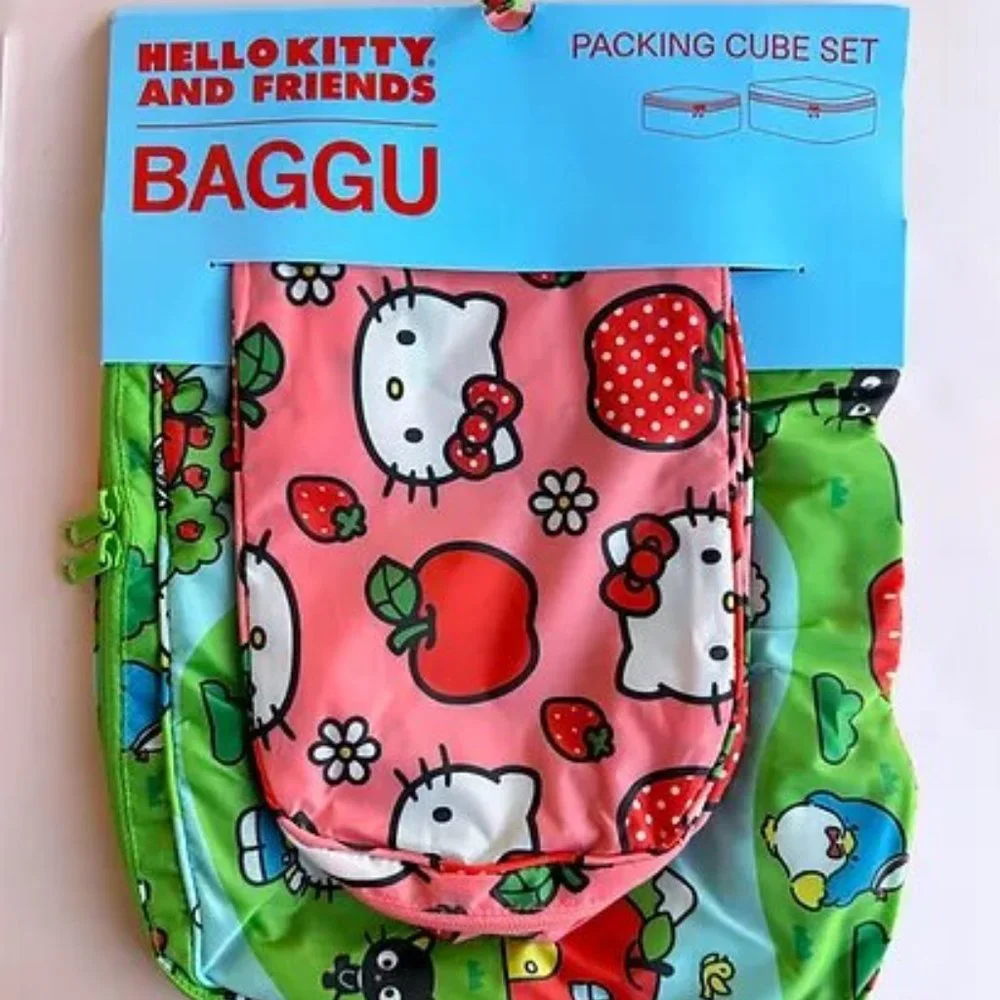 NWT Baggu Packing Cube Set - Hello Kitty & Friends - Picture 2 of 9